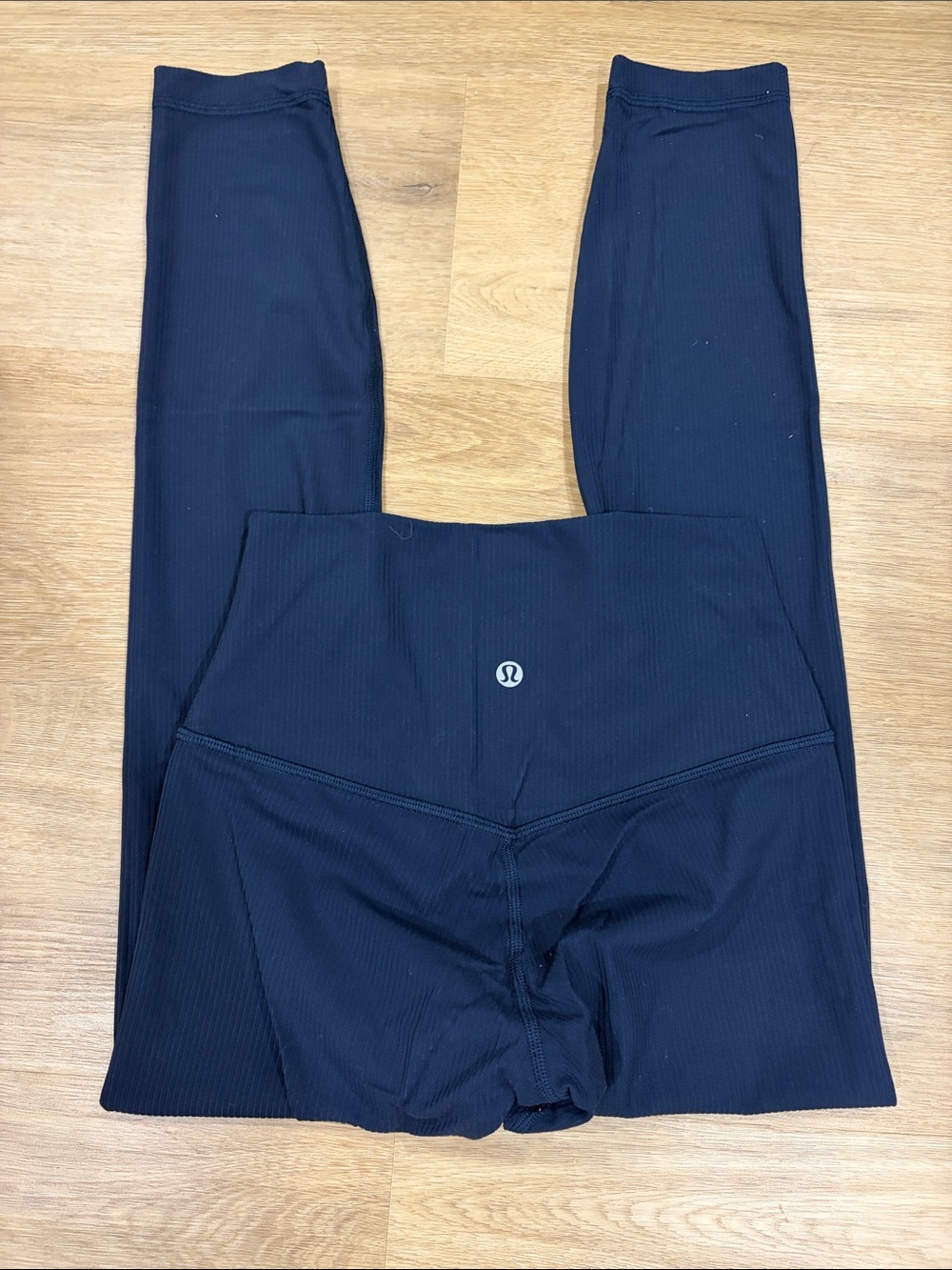 Navy Lululemon Align Ribbed Leggings 23” - Picture 3 of 4